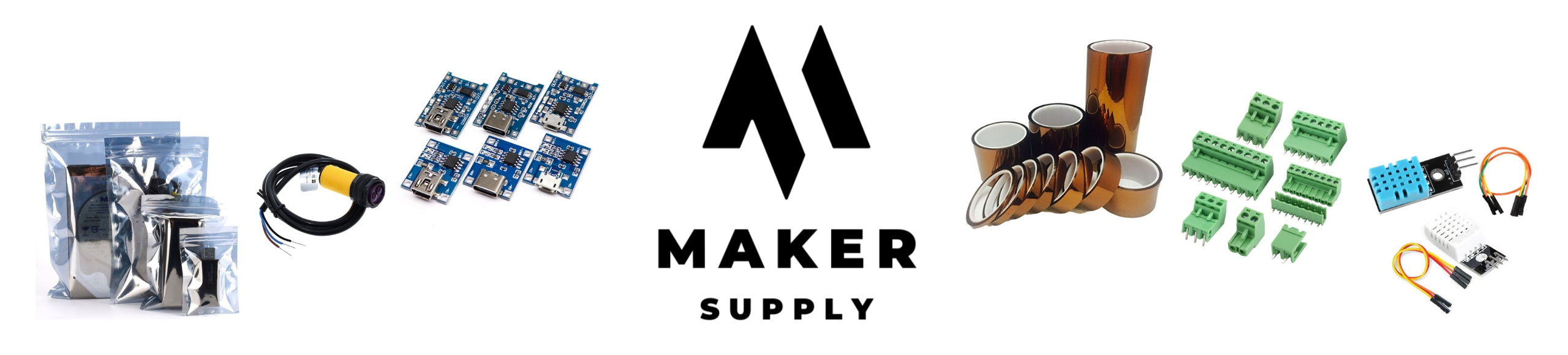 Maker supply banner product offering